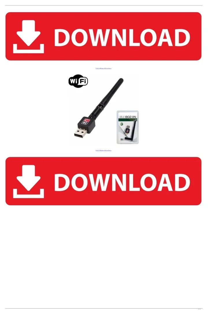 usb wireless 802.iin driver windows 10
