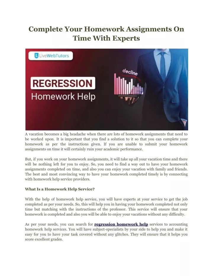 Ppt Complete Your Homework Assignments On Time With Experts Powerpoint Presentation Id 10754538