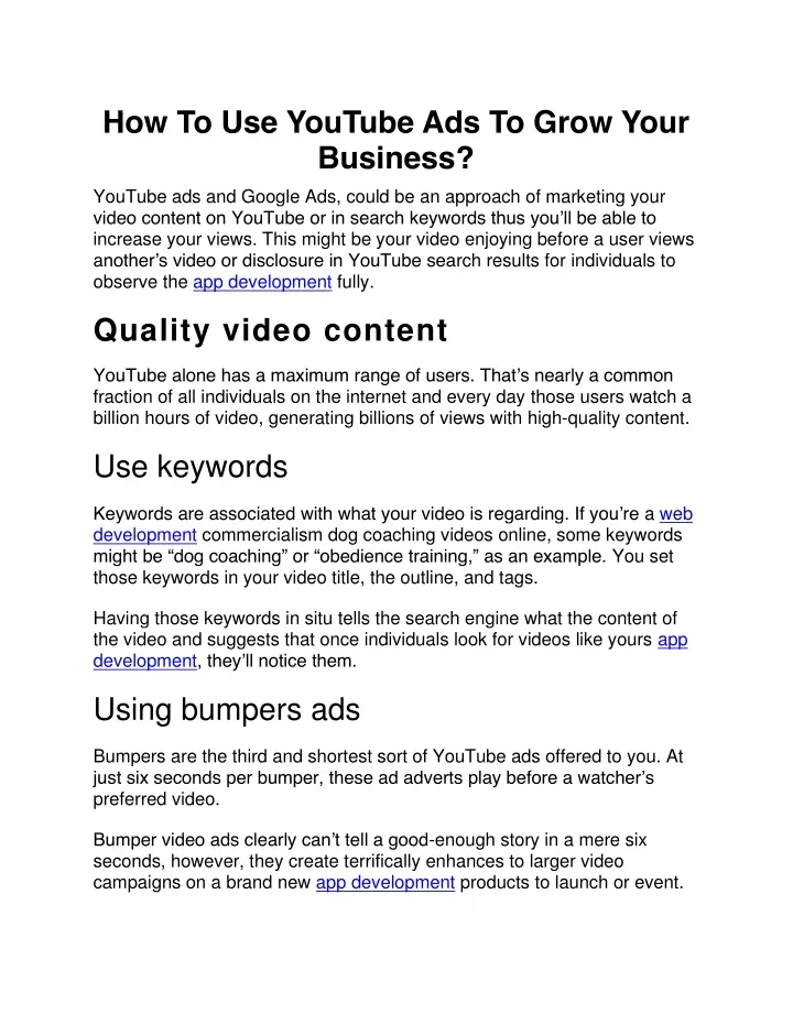 PPT - How To Use YouTube Ads To Grow Your Business ...