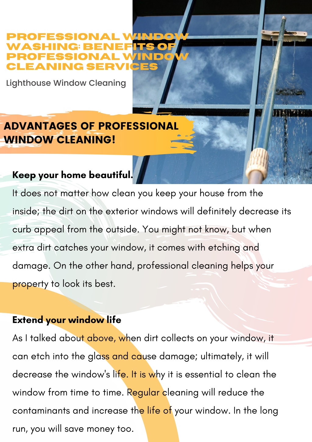 Benefits of Commercial Window Cleaning - Window Cleaning