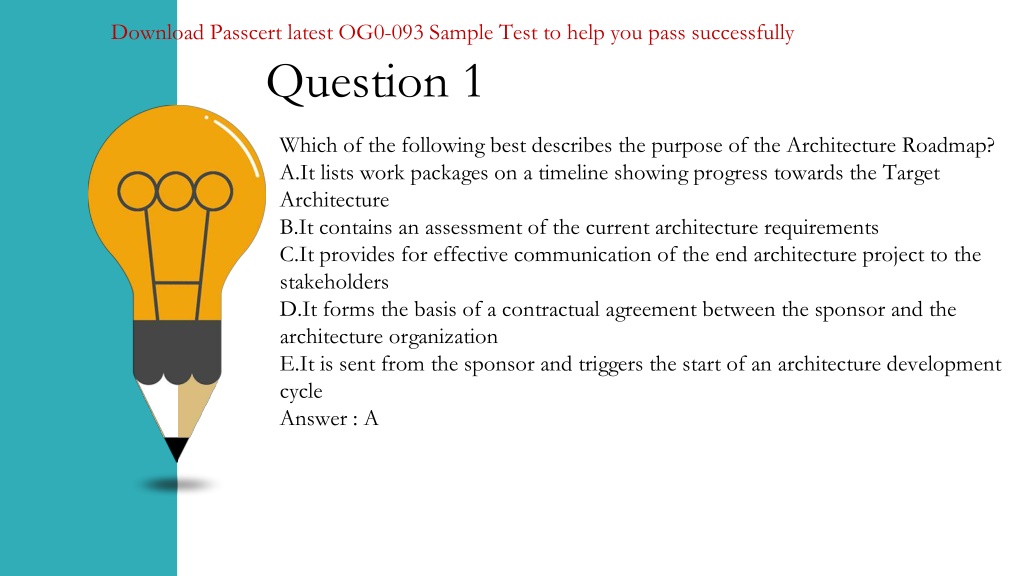 OG0-093 Test Pass4sure