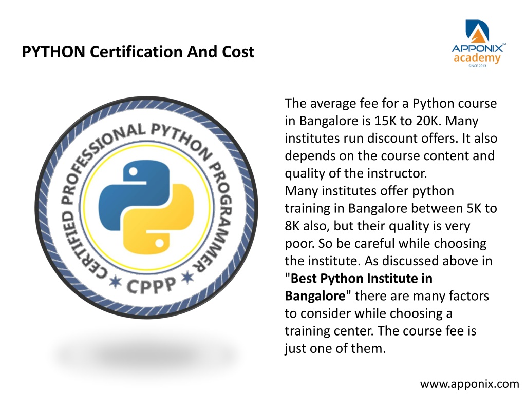 Python certificate