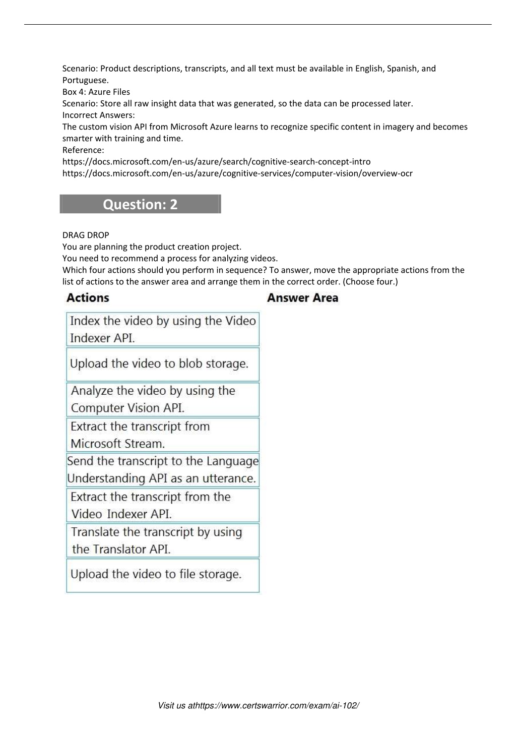 AI-102 Latest Study Questions