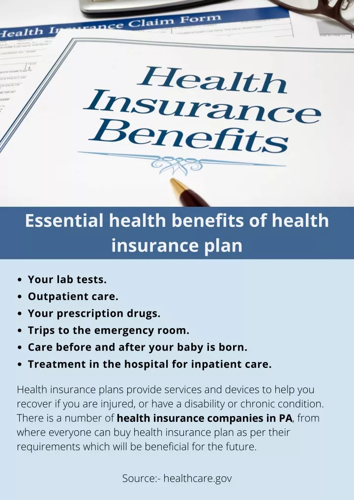 PPT - Essential health benefits of health insurance plan PowerPoint ...