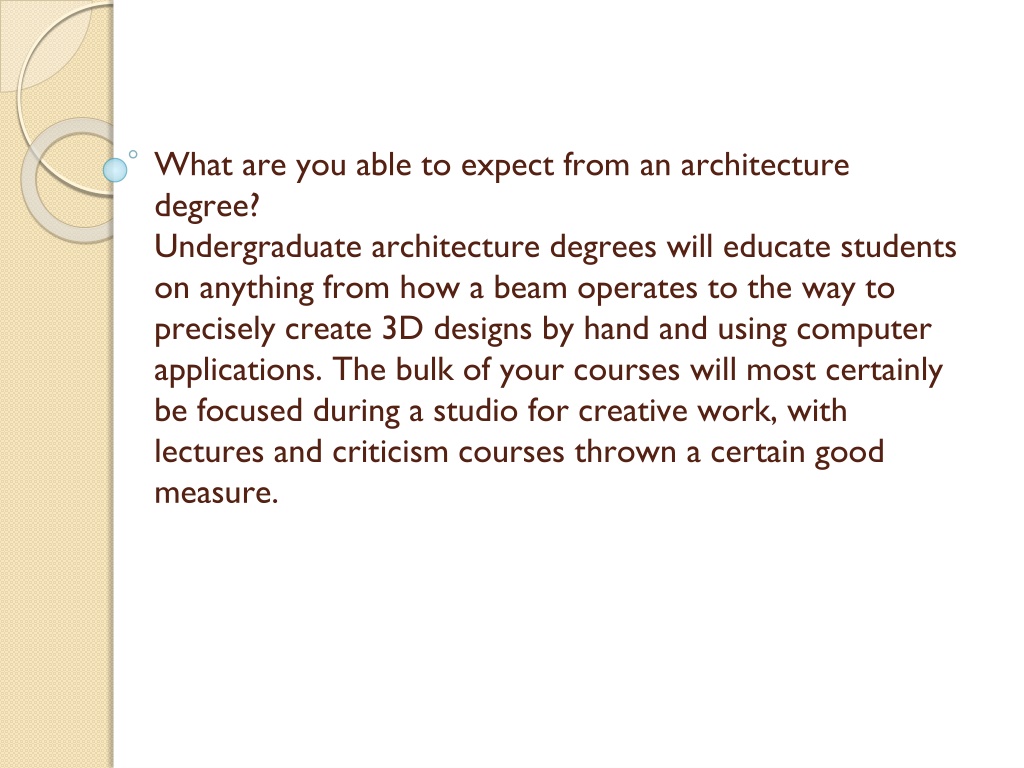 PPT - Study Architecture In Top Universities PowerPoint Presentation ...