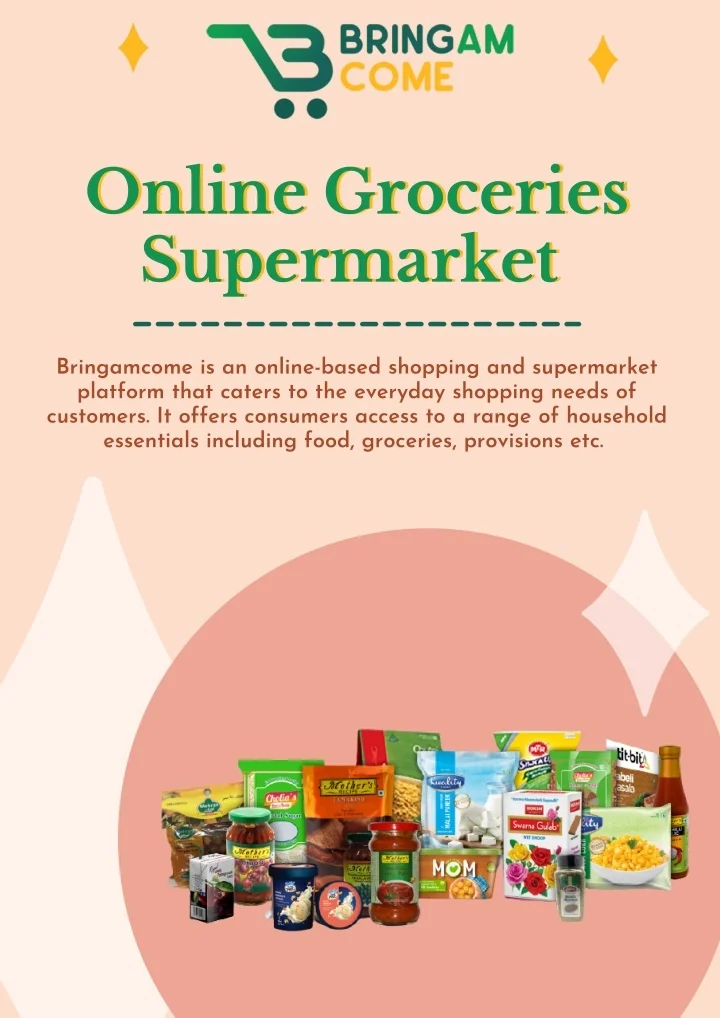 PPT Checkout Grocery Online Shop now from PowerPoint