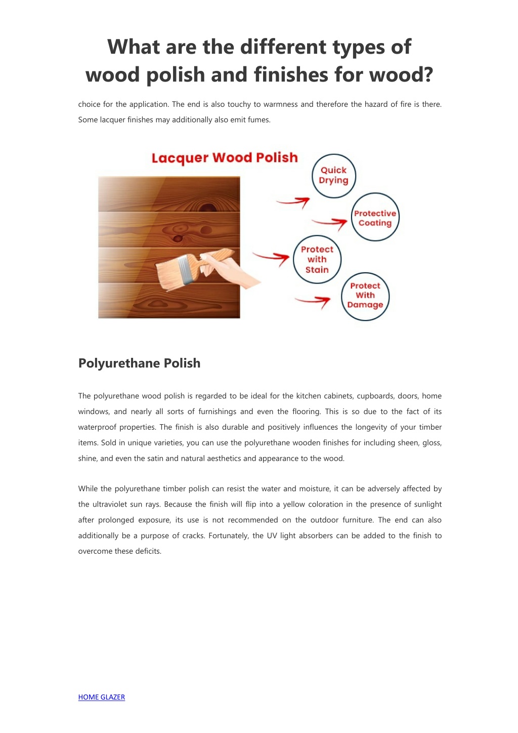 PPT - What are the different types of wood polish and finishes for wood ...