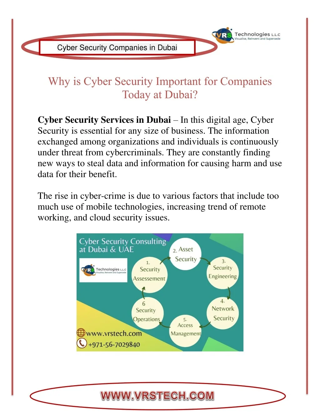 PPT - Why is Cyber Security Important for Companies Today at Dubai ...