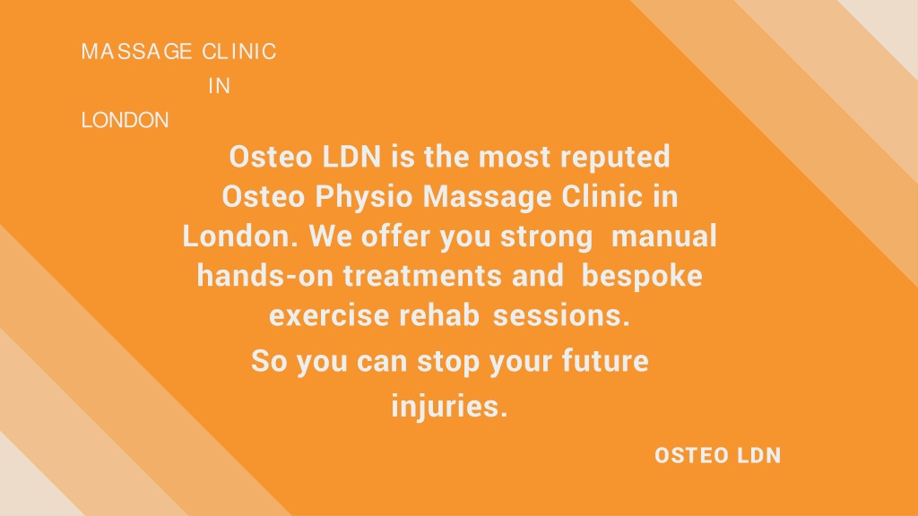 Ppt Massage Clinic In London Powerpoint Presentation Free Download Id10768912 0688