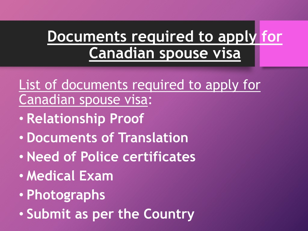 Ppt Move To Canada On Spouse Dependent Visa Powerpoint Presentation Id10768923 7506