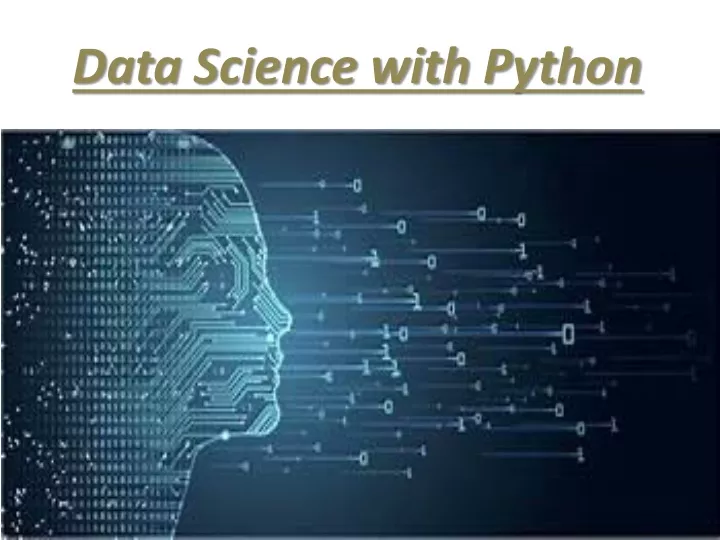 python for data science presentation