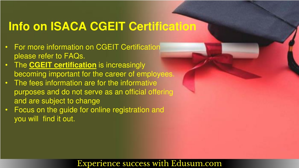 CGEIT Certificate Exam