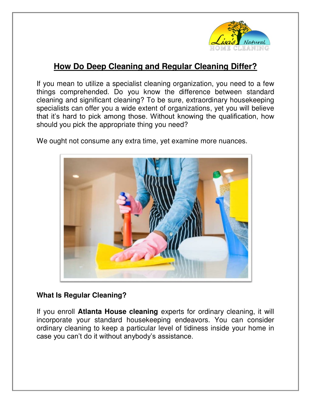 PPT - How Do Deep Cleaning and Regular Cleaning Differ PowerPoint ...