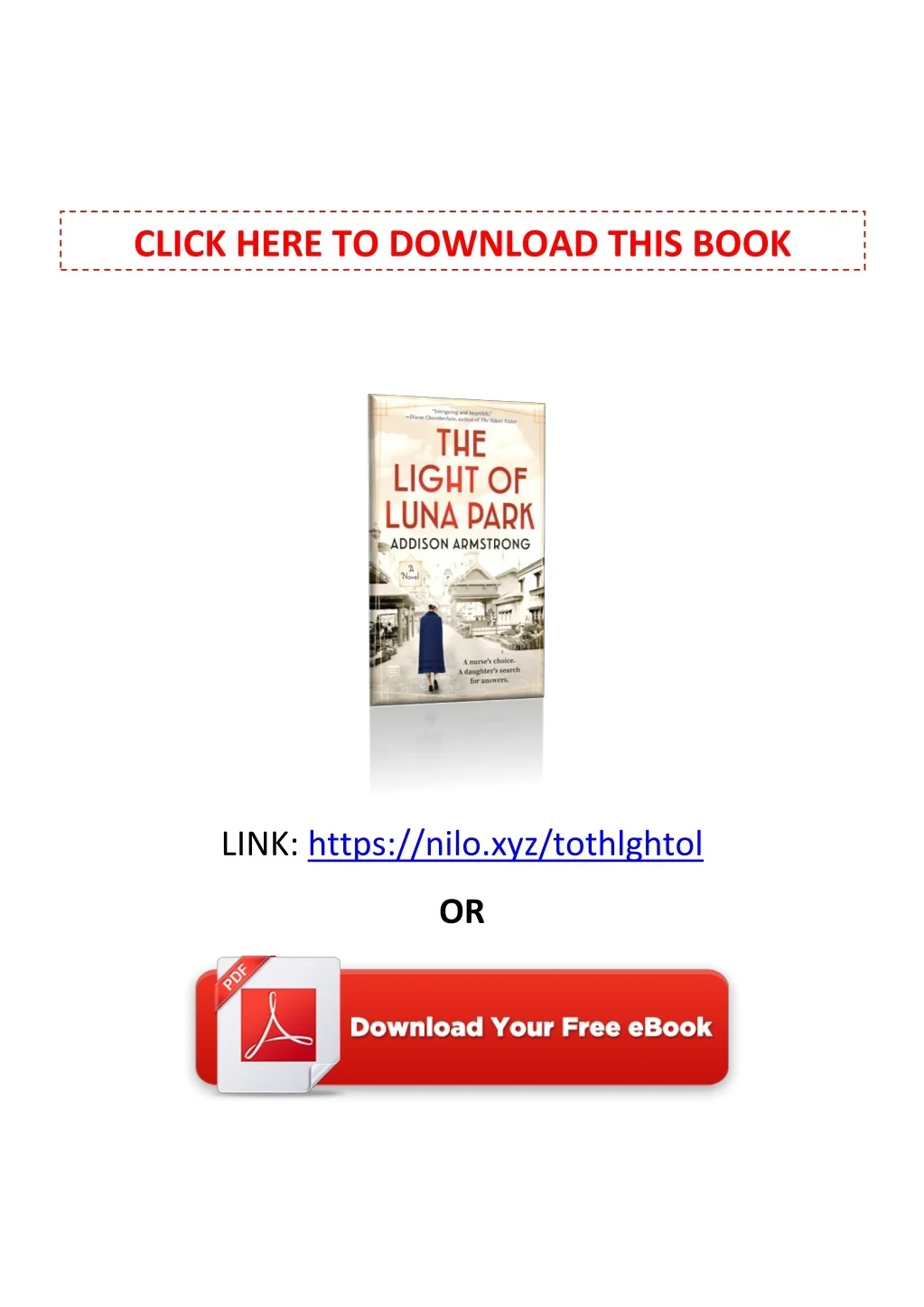 PPT [PDF] Free Download The Light of Luna Park By Addison Armstrong