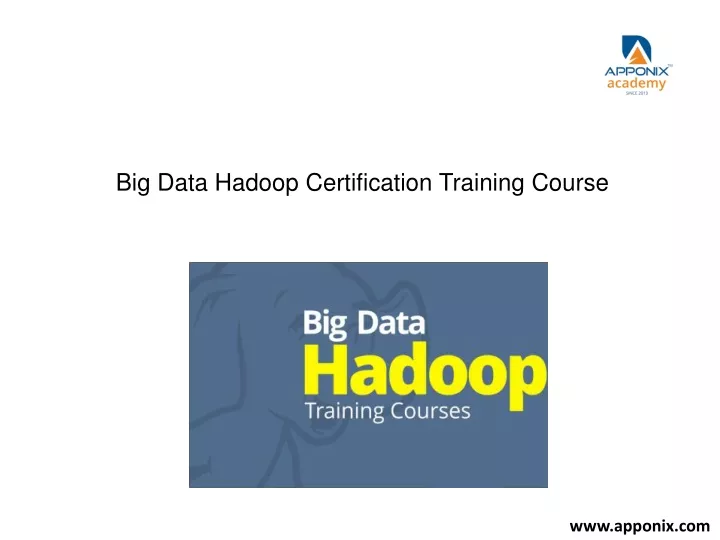 PPT - Big Data Hadoop Certification Training Course PowerPoint ...