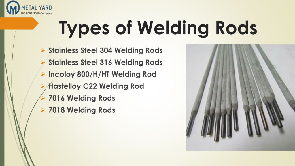 Different Types Of Welding Rods