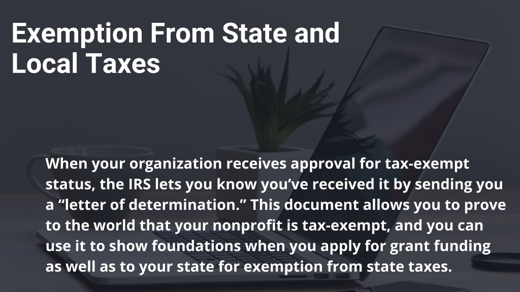 PPT - Why Tax-Exempt Status Is Important for Your Nonprofit PowerPoint ...