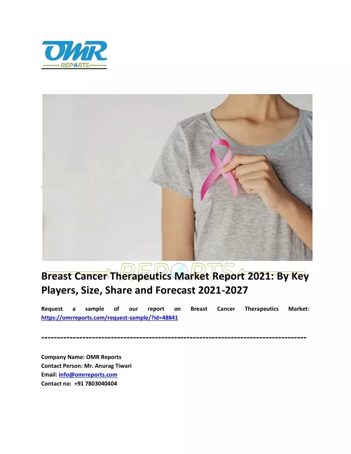 PPT - Breast Cancer Therapeutics Market Analysis, Share, Trends And ...