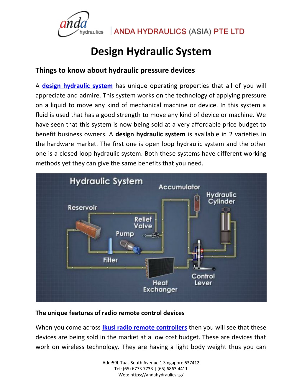 PPT design hydraulic system PowerPoint Presentation, free download