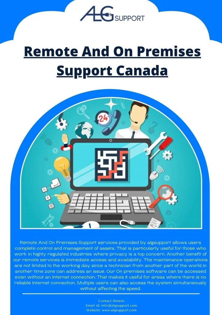 PPT Remote And On Premises Support Canada PowerPoint Presentation