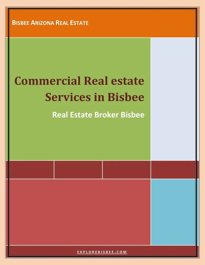 PPT Commercial Real estate Services in Bisbee PowerPoint Presentation