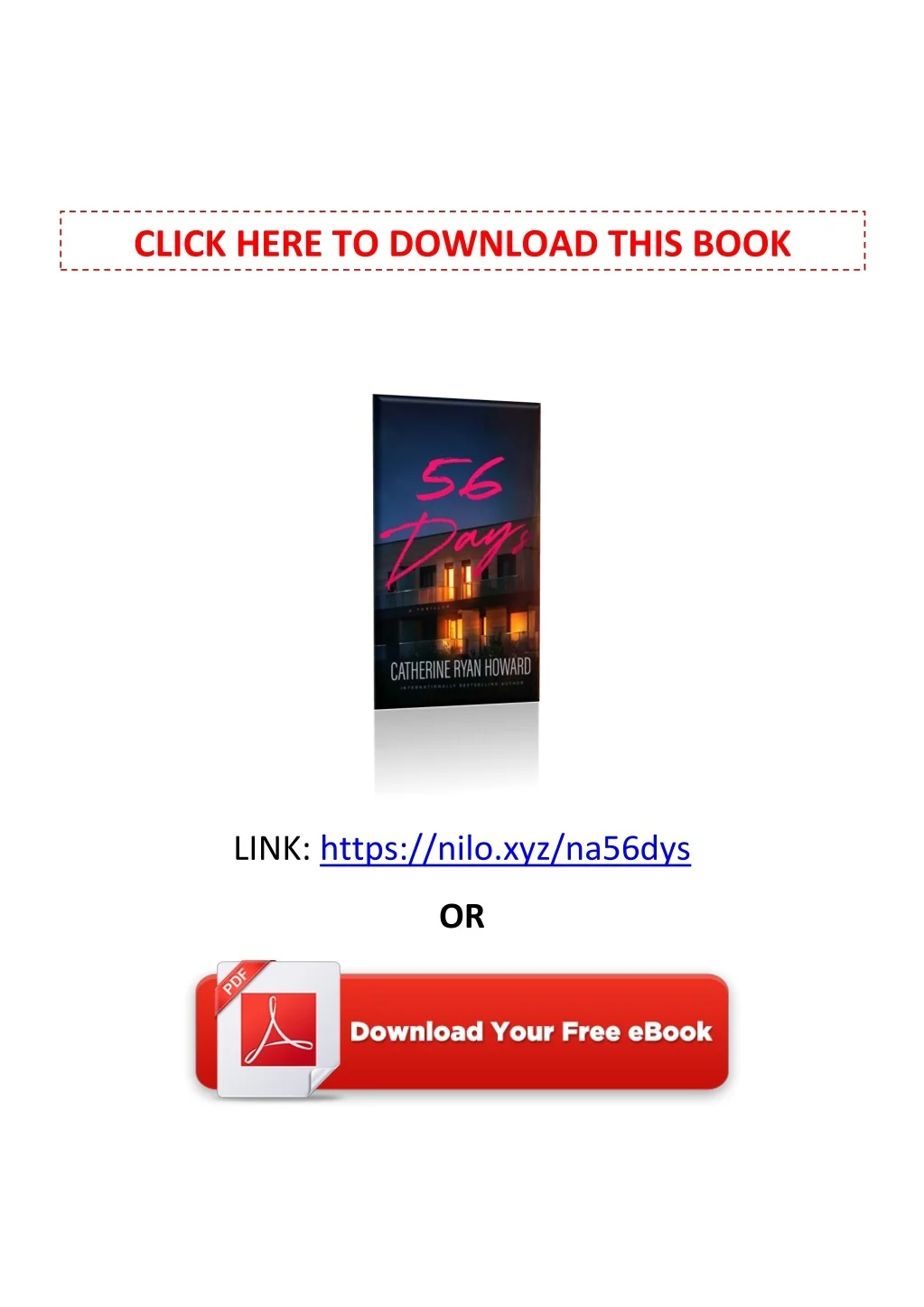 PPT - [PDF] Free Download 56 Days By Catherine Ryan Howard PowerPoint ...