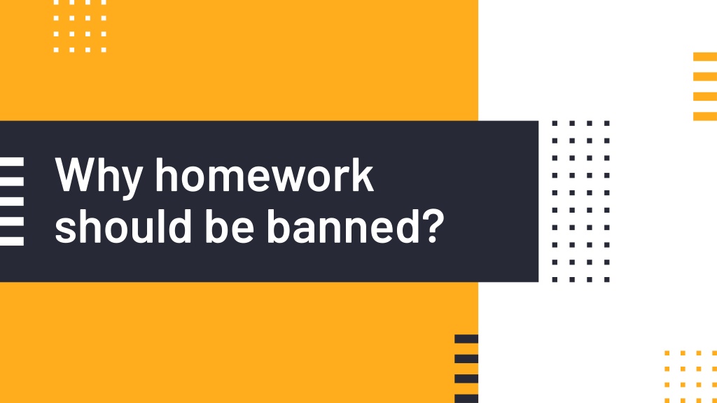 article homework should be banned
