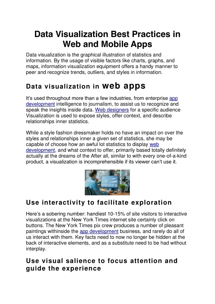 PPT - Data Visualization Best Practices in Web and Mobile Apps ...