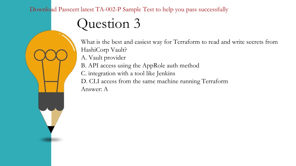 Exam TA-002-P Material