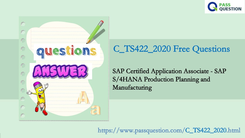 PPT - SAP S4HANA Production Planning and Manufacturing C_TS422_2020 Sns-Brigh10