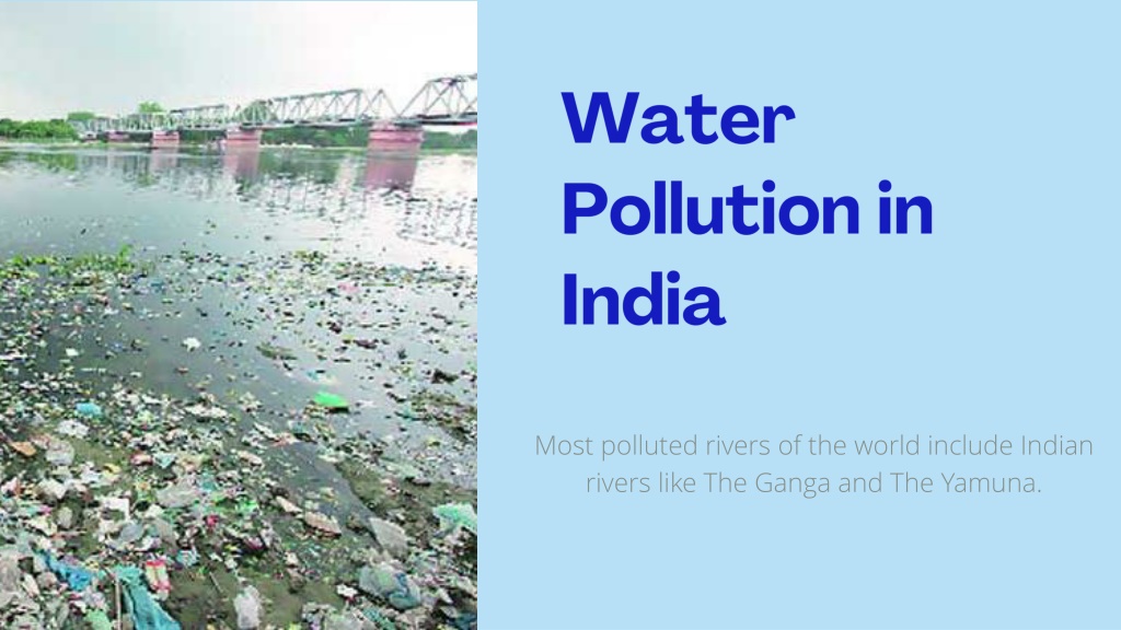 PPT - Water Pollution in India PowerPoint Presentation, free download ...