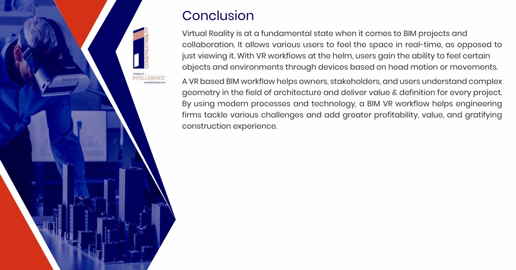 PPT - Top opportunities to leverage a VR Based Workflow in BIM-enabled
