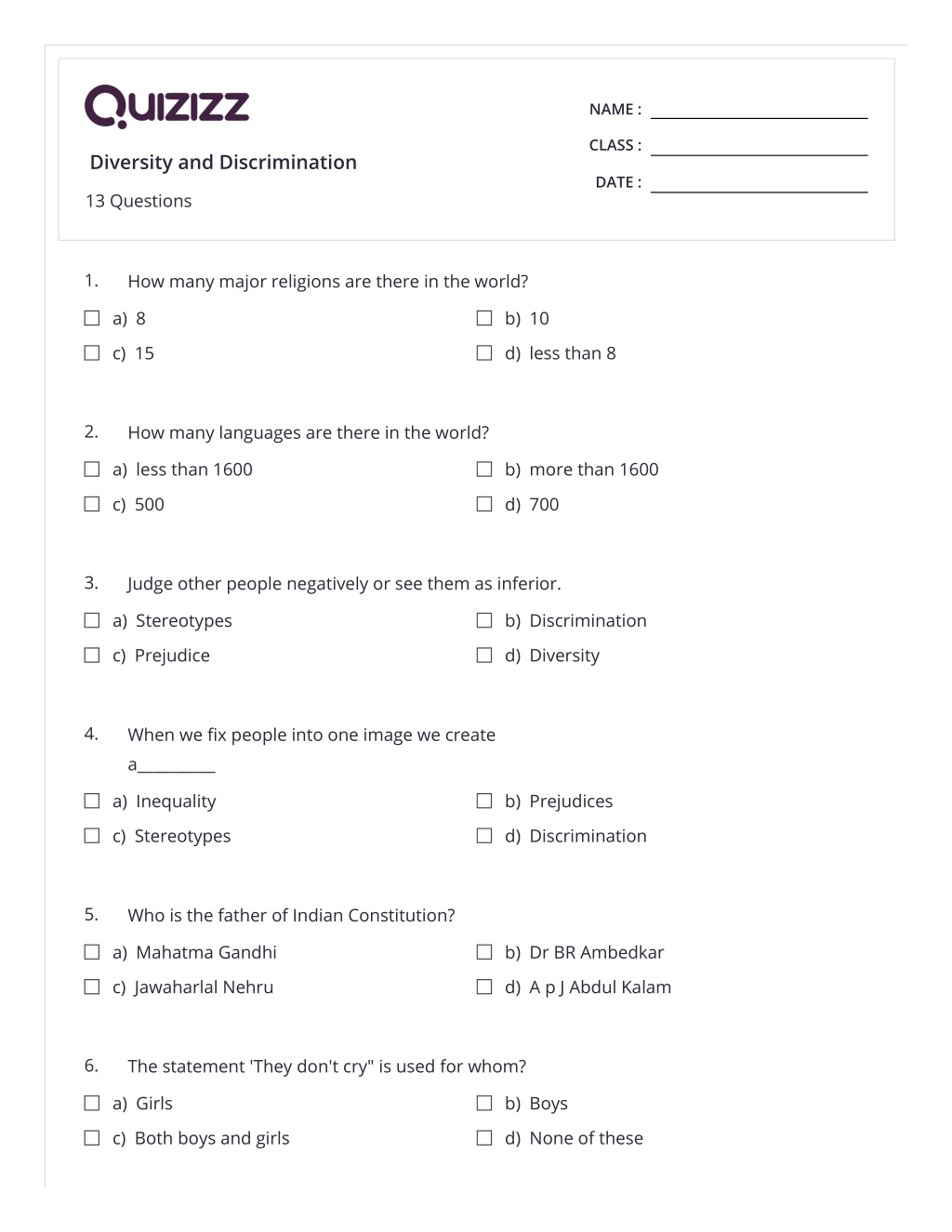 PPT - Diversity and Discrimination PowerPoint Presentation, free ...