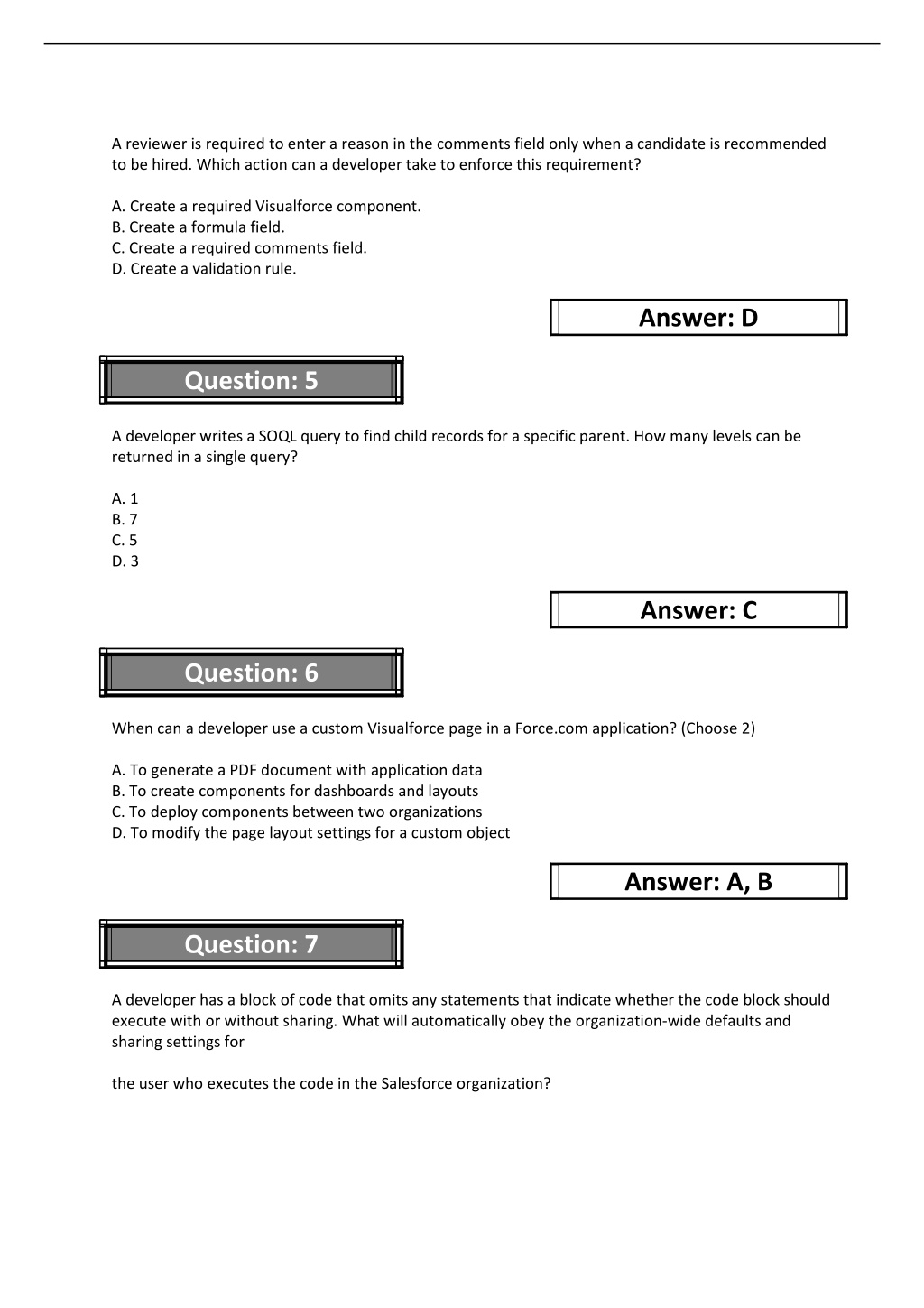 New PDI Test Format