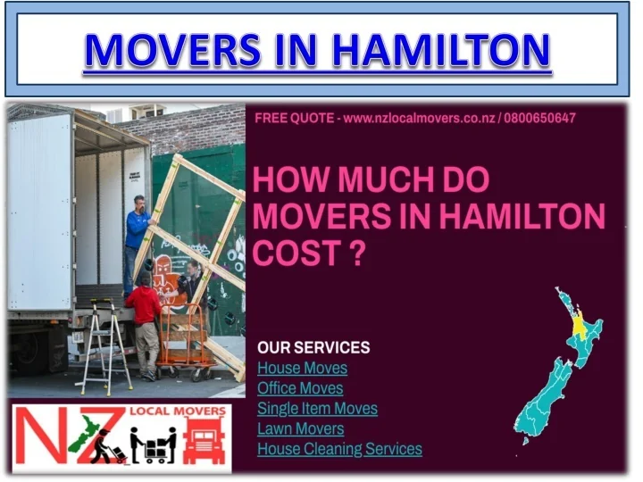 PPT MOVERS IN HAMILTON COST PowerPoint Presentation, free download