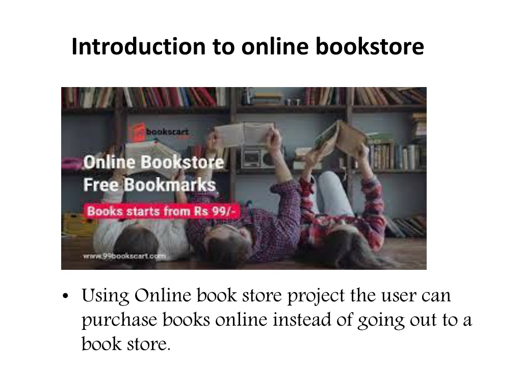 online book store presentation