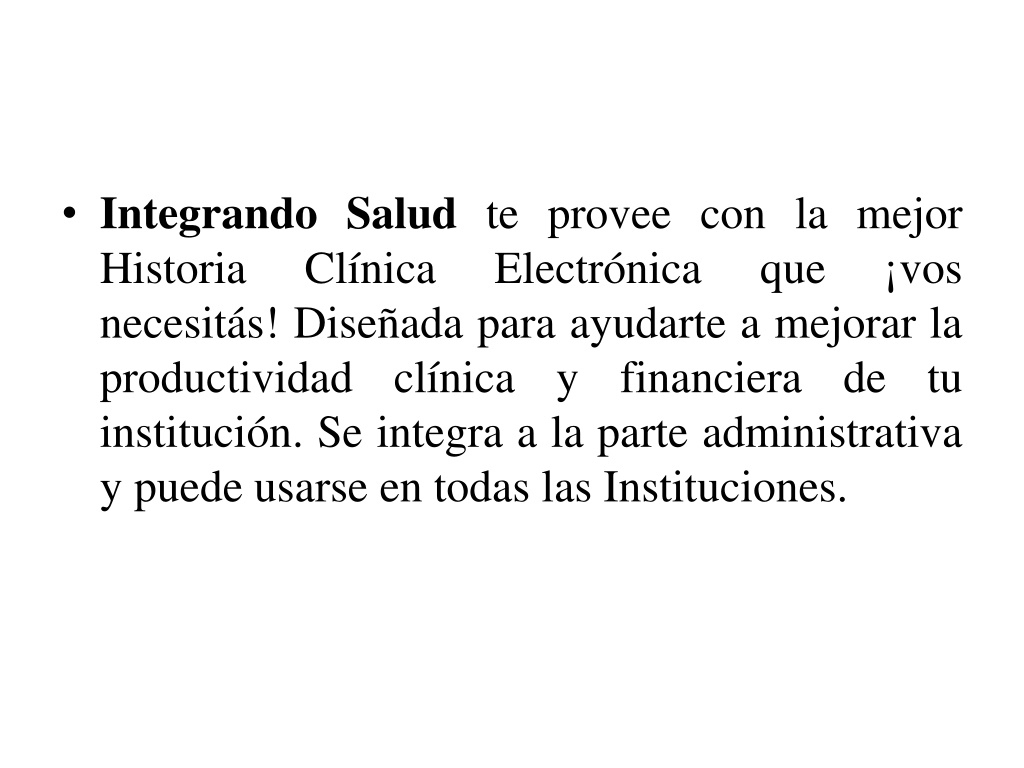 Ppt Historia Clinica Electronica Integrando Salud Powerpoint Presentation Id10790541 9267