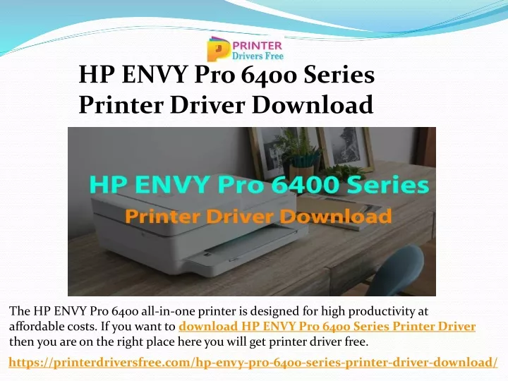 PPT - Download HP ENVY Pro 6400 Series Printer Driver PowerPoint ...