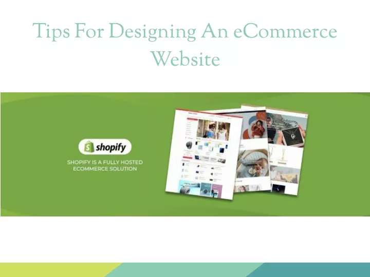 tips for designing an ecommerce website n.