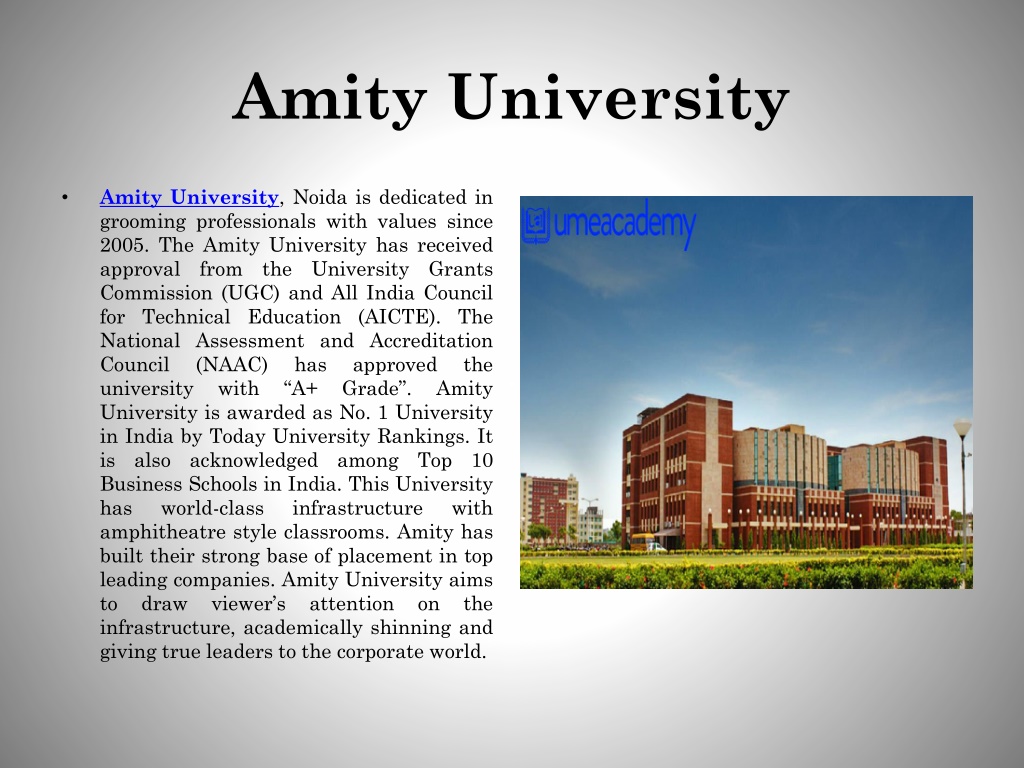 amity university presentation template download