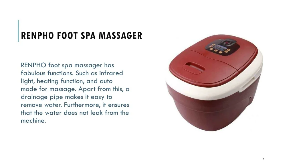 PPT Best Foot Spa Bath Massager PowerPoint Presentation, free