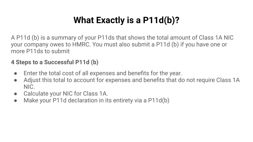 PPT - What Is A P11d: A Basic Guide PowerPoint Presentation, Free ...