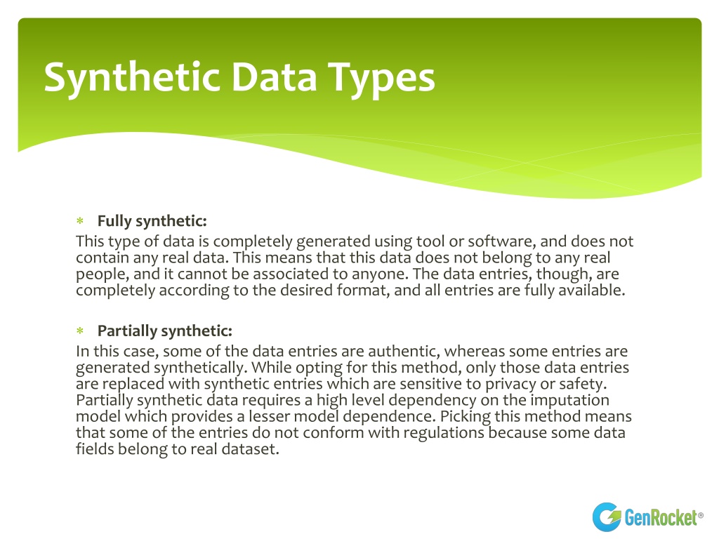 PPT - Synthetic Data Generation And Its Challenges PowerPoint ...