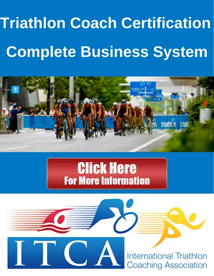 PPT certified triathlon coaches PowerPoint Presentation free