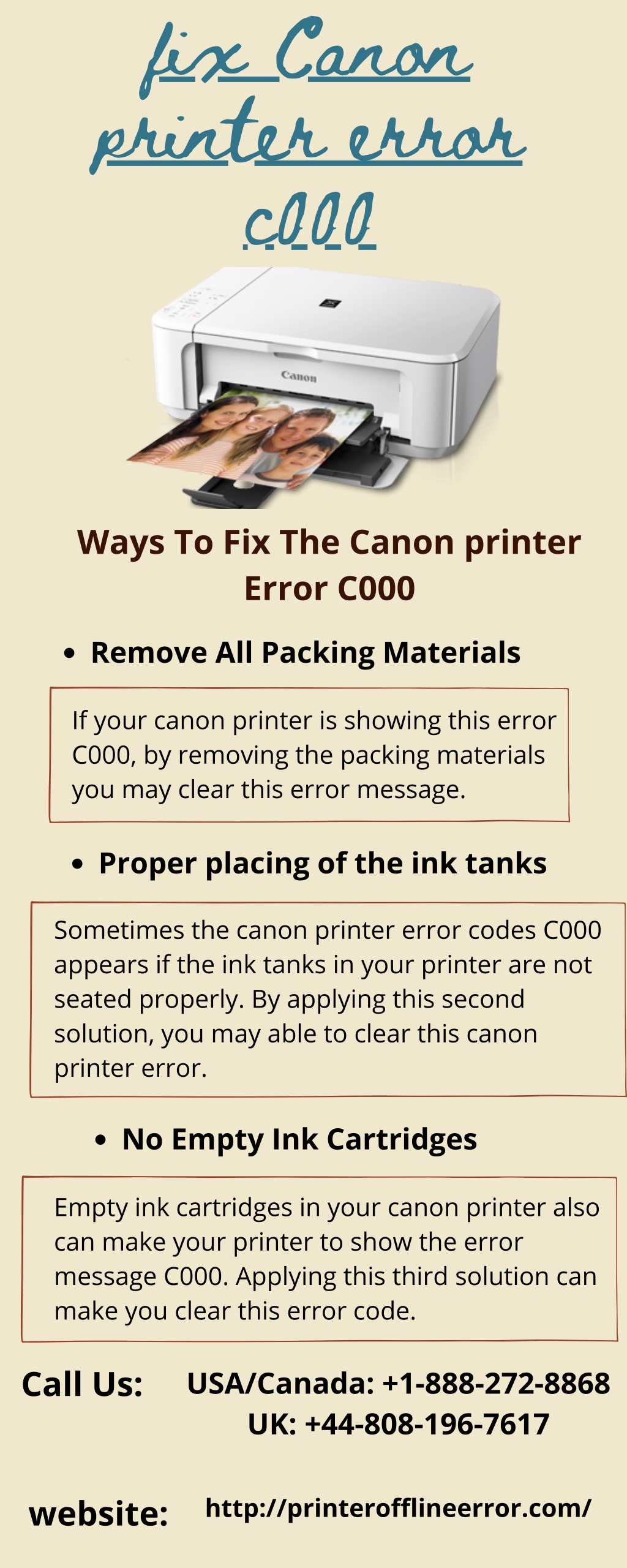 Ppt Guide To Fix Canon Printer Error C000 Powerpoint Presentation Free Download Id10801581 7993
