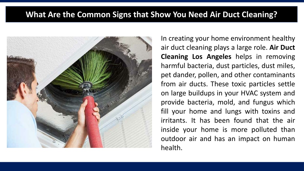 Ppt What Are The Common Signs That Show You Need Air Duct Cleaning