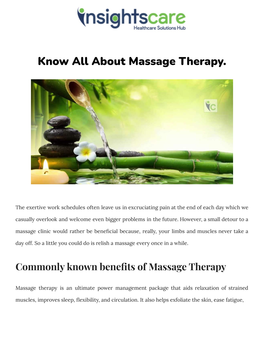 Ppt Know All About Massage Therapy Powerpoint Presentation Free