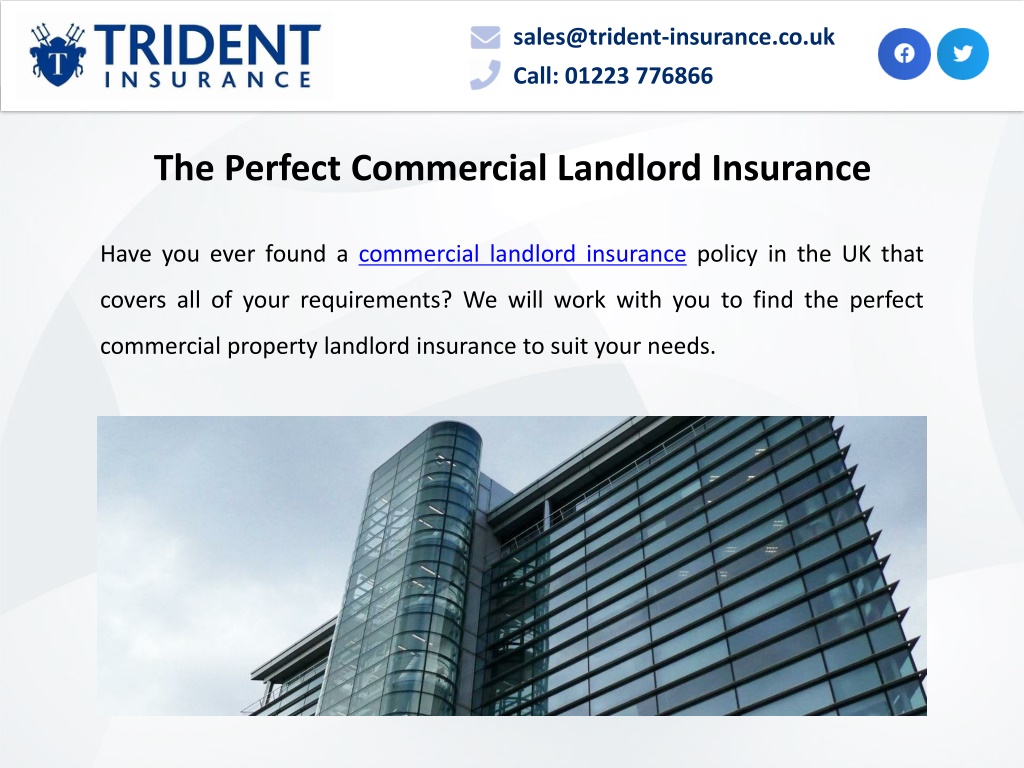 Ppt Perfect Commercial Landlord Insurance In The Uk Powerpoint