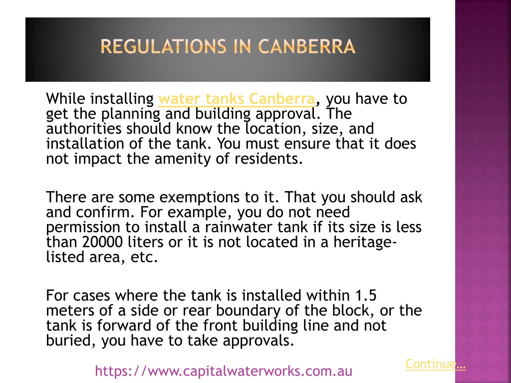 ppt-do-you-need-planning-permission-for-a-water-tank-in-canberra