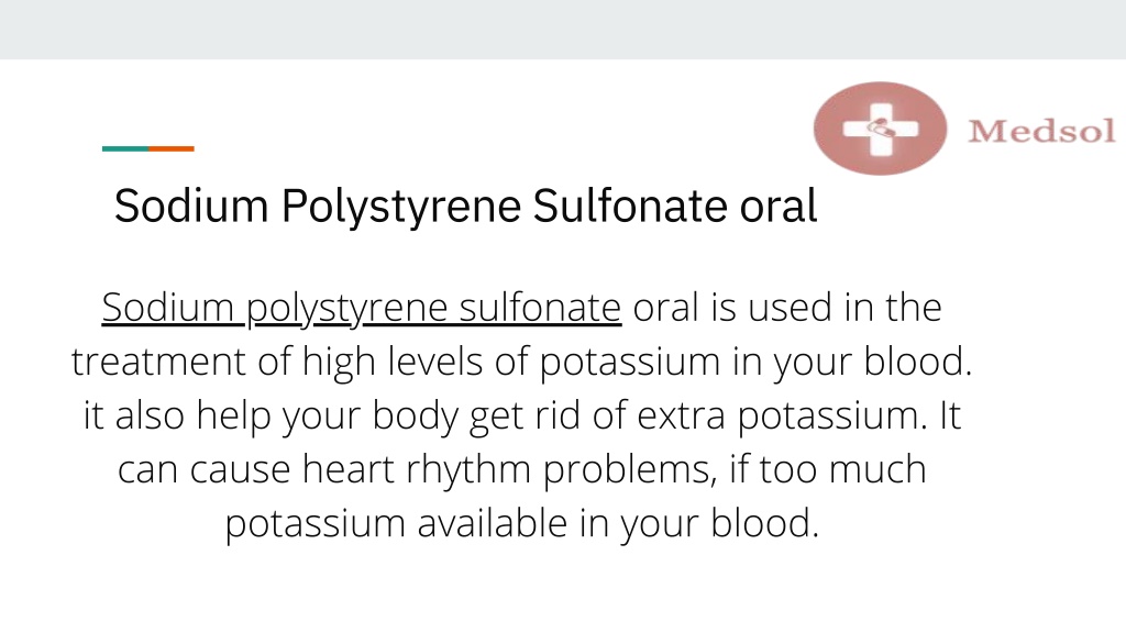 PPT sodiumpolystyrenesulfonate PowerPoint Presentation, free